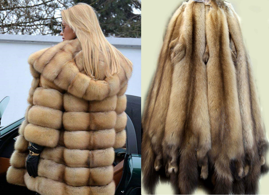 Fur coat. A finished product or an individual order.